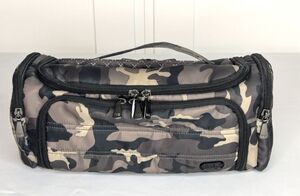 Lug NWT Trolley Camo Midnight Grey Travel Toiletry Cosmetic Case Bag 12”x 5”x4”